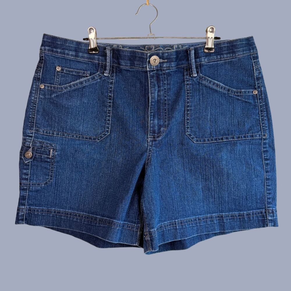Gloria Vanderbilt Denim Carpenter Shorts